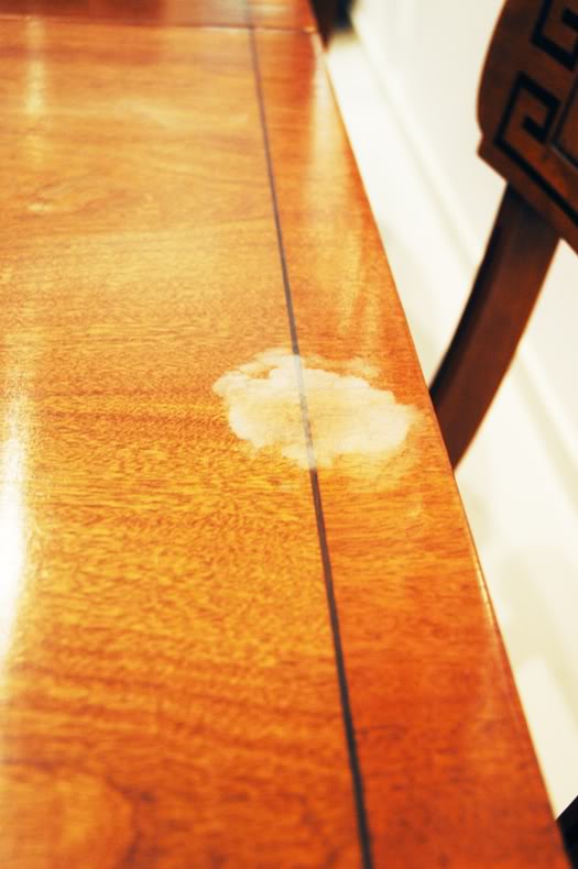How can I get rid of steam mop burn mark on laminate flooring