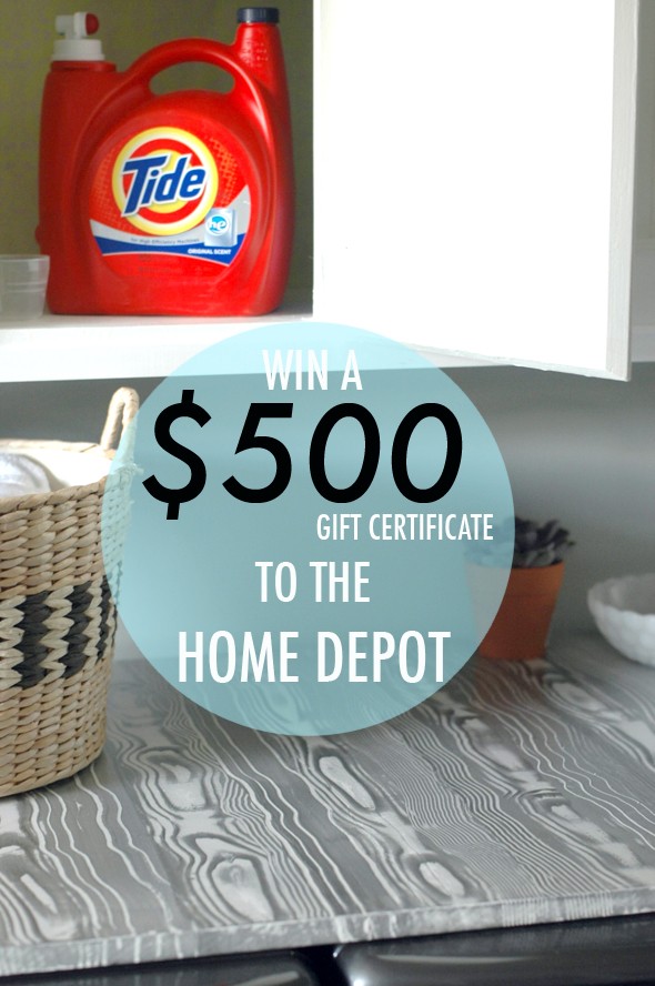 Give Away: $500 to The Home Depot!