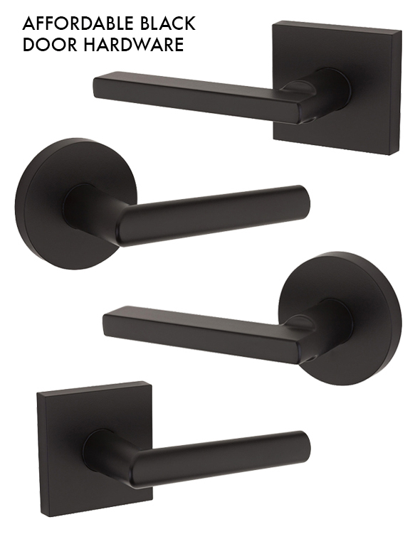 Cheap black on sale door handles