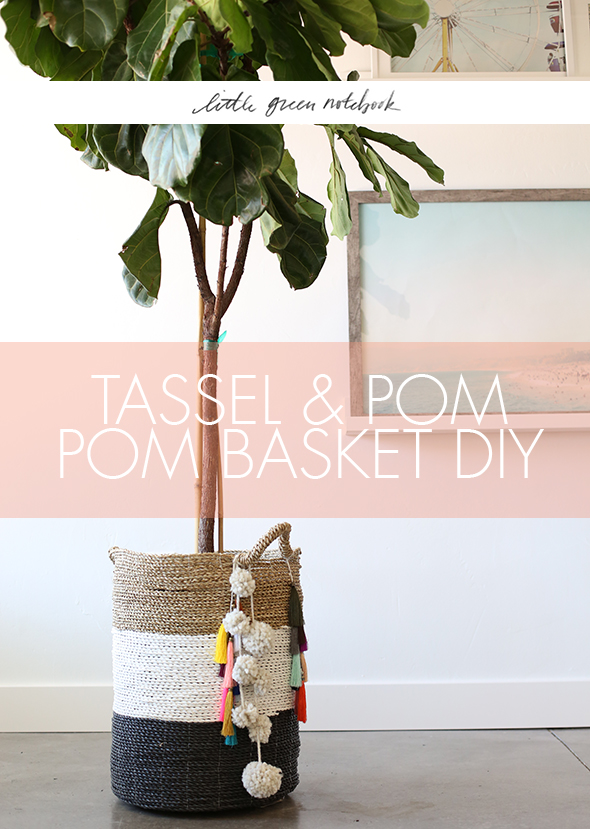 Make Your Own Pom & Tassel Basket Totes