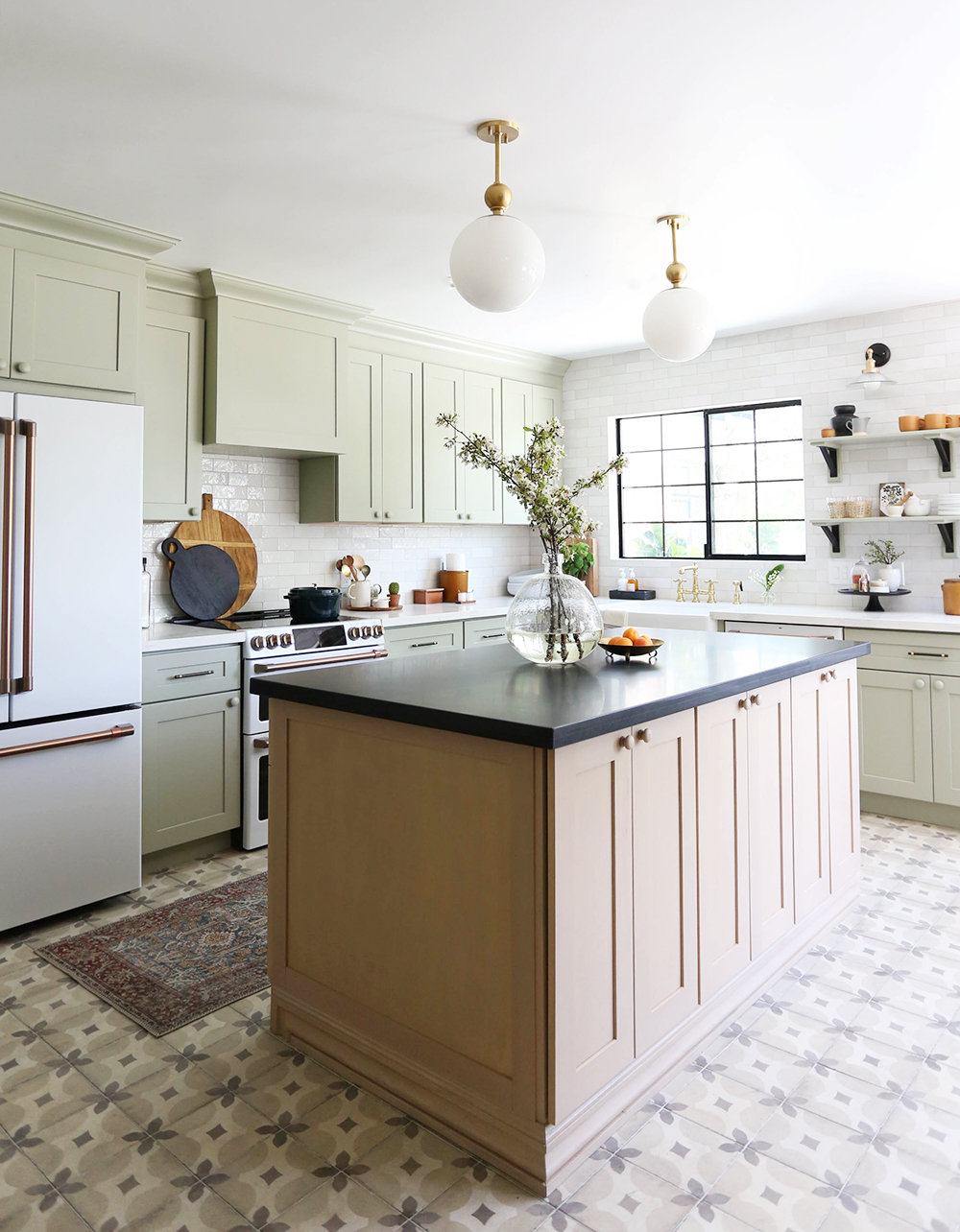 18 Kitchens With Sage Green Cabinets You'll Want to Copy