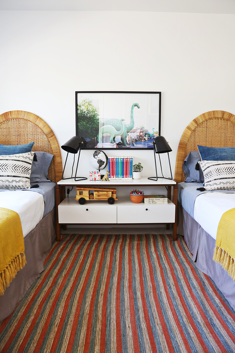 Using Two Twin Beds In A Kids Space - Jenny Komenda