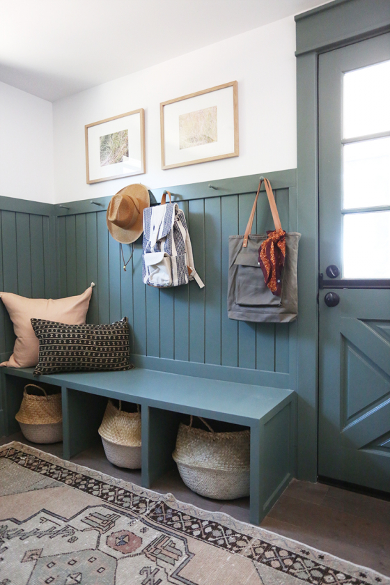 Evergreen House: Mudroom Reveal (and Our Favorite Moody Paint Colors!)