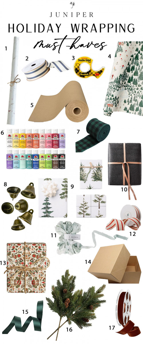 holiday inspired wrapping paper #style  การห่อของขวัญคริสตมาส, คริสต์มาส  diy, การตกแต่งเทศกาลคริสต์มาส