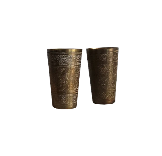 Vintage Brass Cups